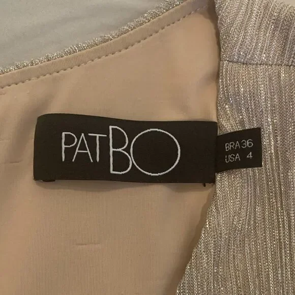 Patbo Lurex Draped Mini Dress - Worn Once! - Picture 11 of 11
